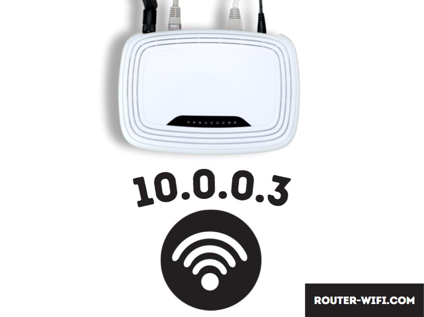 accesso router wifi 10003