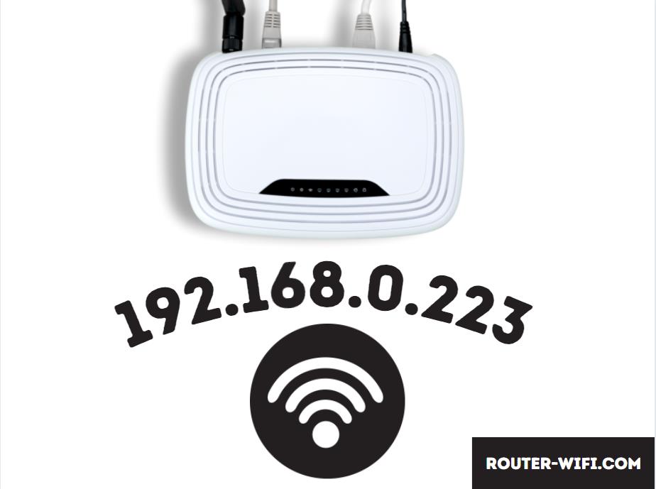 login router wifi 1921680223